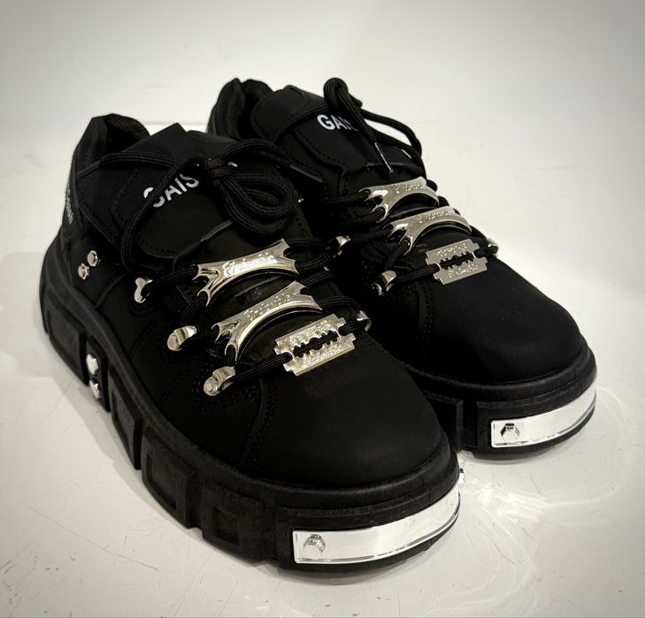 Buty meskie punk rock motocyklowe