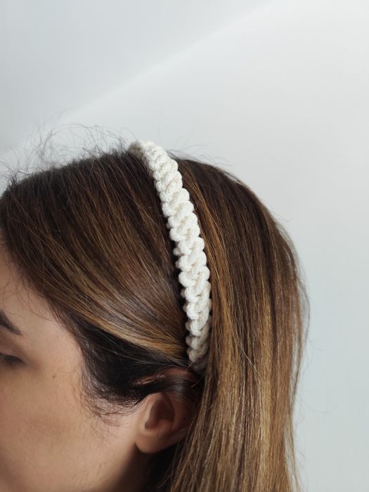 Arco forrado em macramé