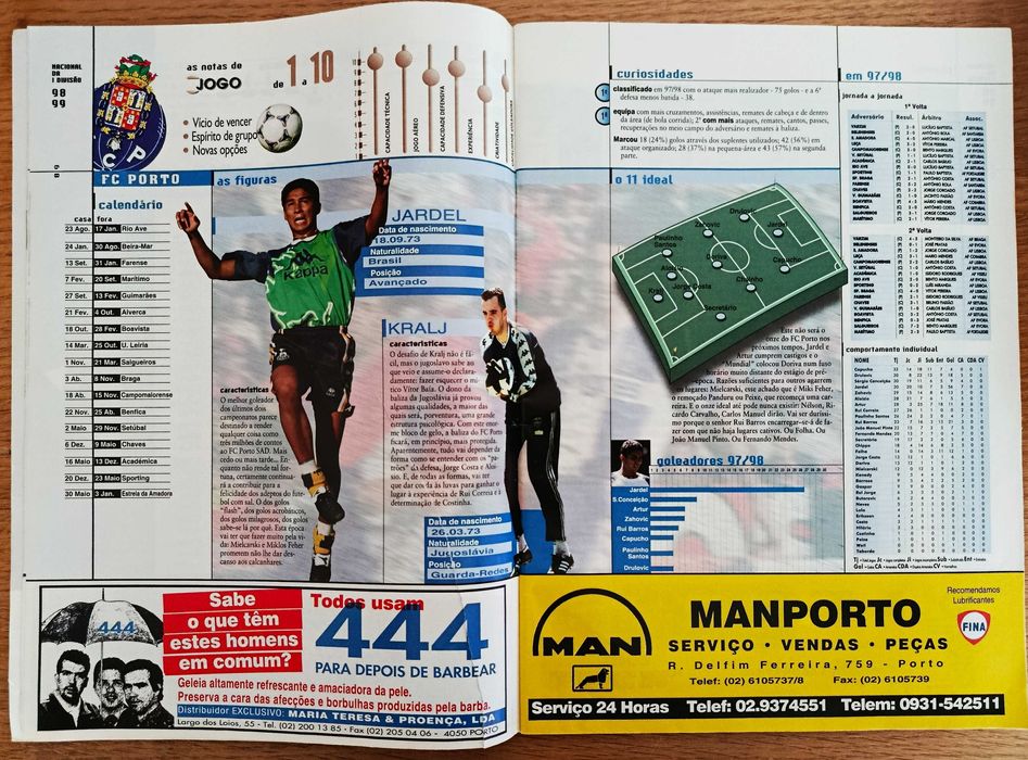 Revista O Jogo época 1998-99