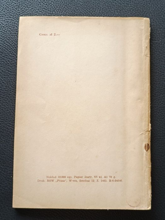 Stary program teatralny  DZIADY Teatr Polski 1955