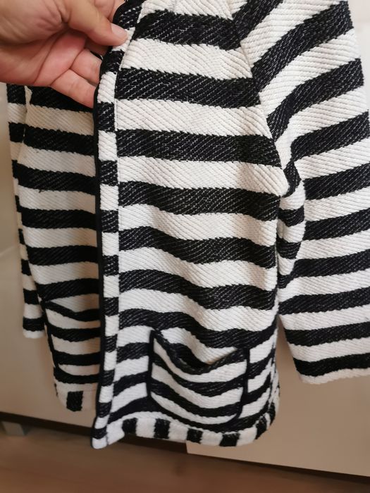 Bluza narzutka okrycie marynarka promo paski 170 36  S