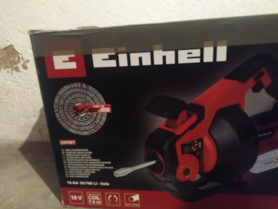 Máquina desentupidora mais bateria e carregador