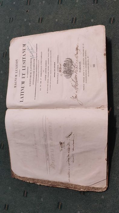 Magnum Lexicon Latinum et Lusitanum - 1863