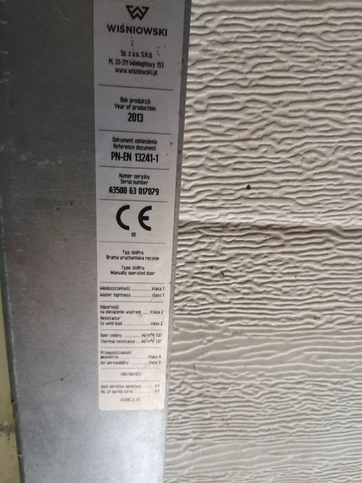 Brama segmentowa Wiśniowski