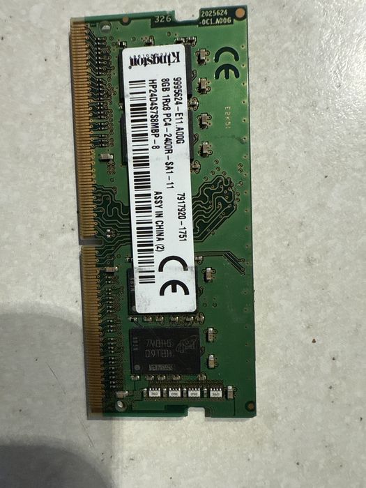 Оперативна память SODIMM 8Gb DDR4 Kingston