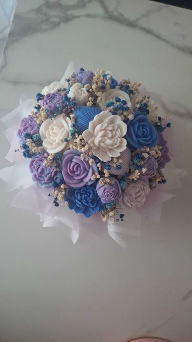 Flowerbox z wosku sojowego