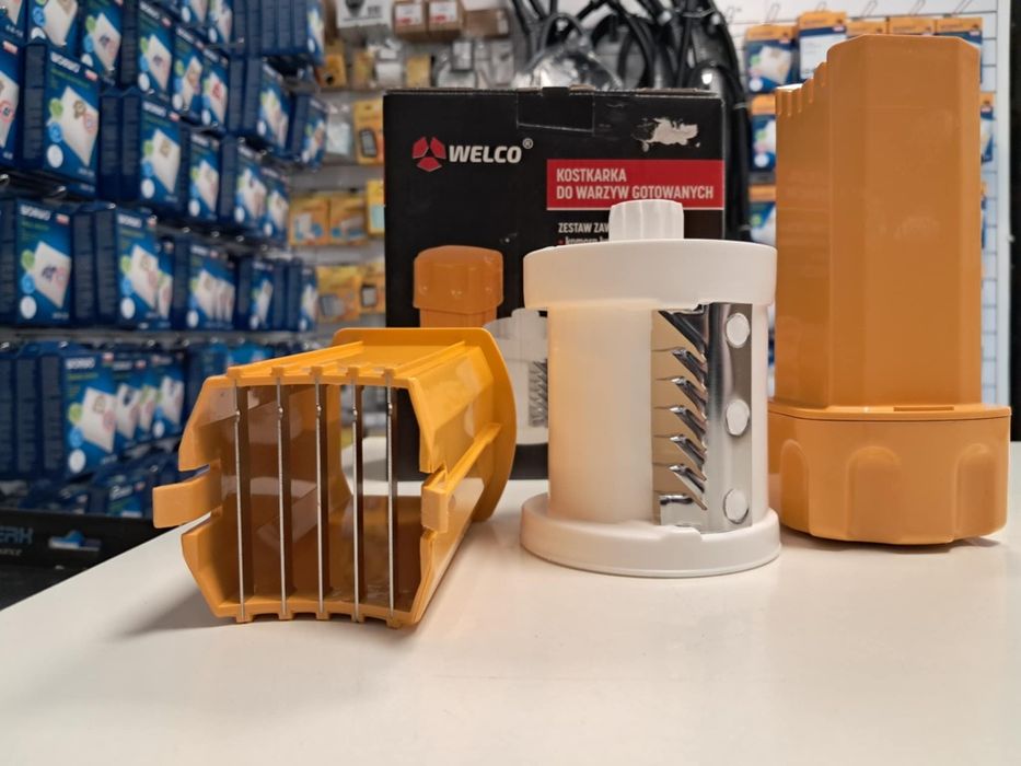 Kostkarka do warzyw gotowanych na sałatkę jarzynową Welco i Zelmer