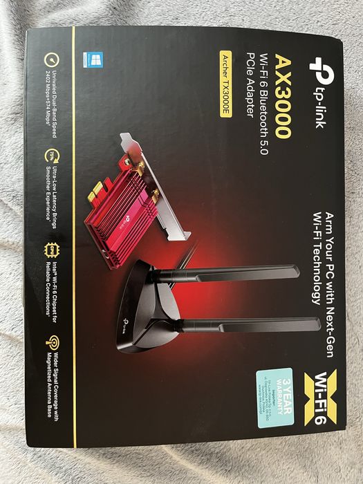 Karta sieciowa TP-Link Archer TX3000E AX3000 Wi-Fi 6 + Bluetooth 5.0