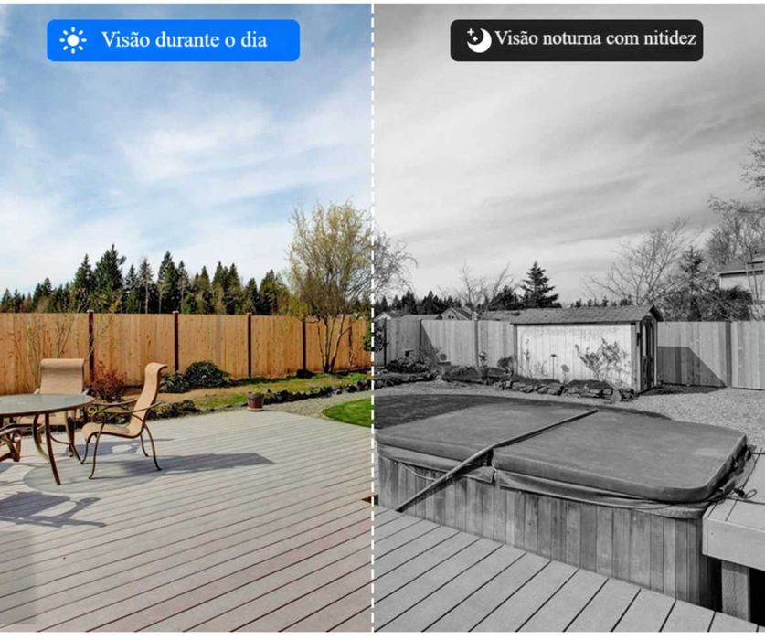 NVR 8CH ∎ Câmaras 5MP ∎ PoE ∎ Áudio ∎ Visão Noturna