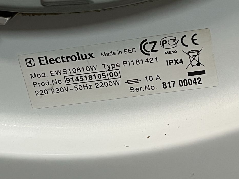 Pralka Electrolux 6kg 1200ob A+ |12msc |Dobry stan |Dowóz