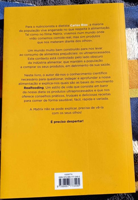 Livro "Coma comida real"