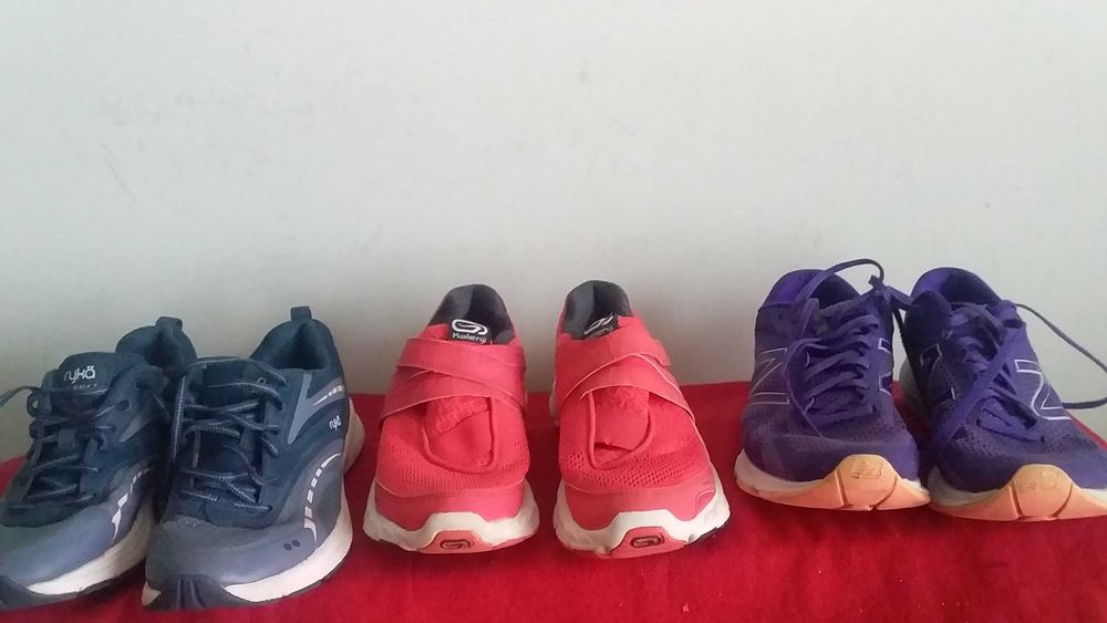 Кросівки  бігові-унісекс-ryka-36/23;Kalenji-37/24;New Balance-39/25