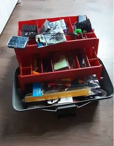 Skrzynka Wędkarska Duża ZESTAW 200 akcesoriów Spławik Grunt NOWY