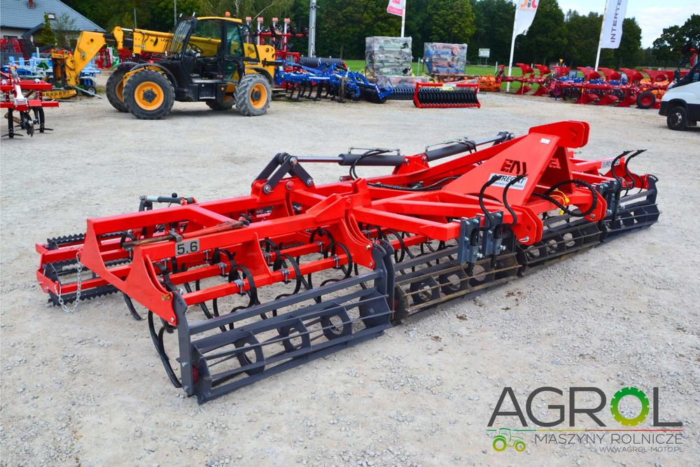 Agregat uprawowy 5,0m przesiewny 5,6m bierny Euro-Masz 4,2m kultywator