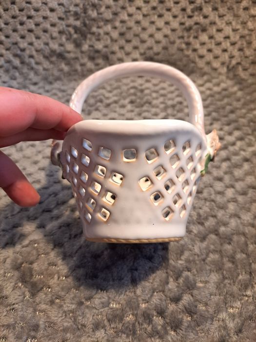 Ceramiczny koszyczek koszyk ozdoba