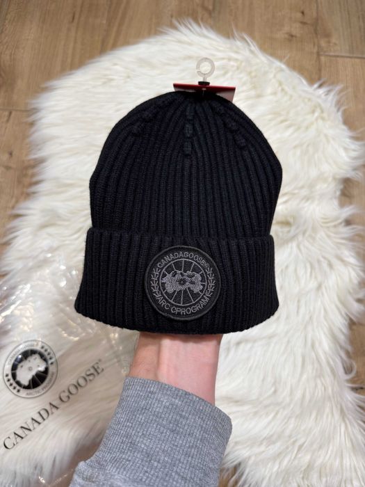 Шапка Canada goose | Зимова Шапка Канадський гусь | тепла наложка
