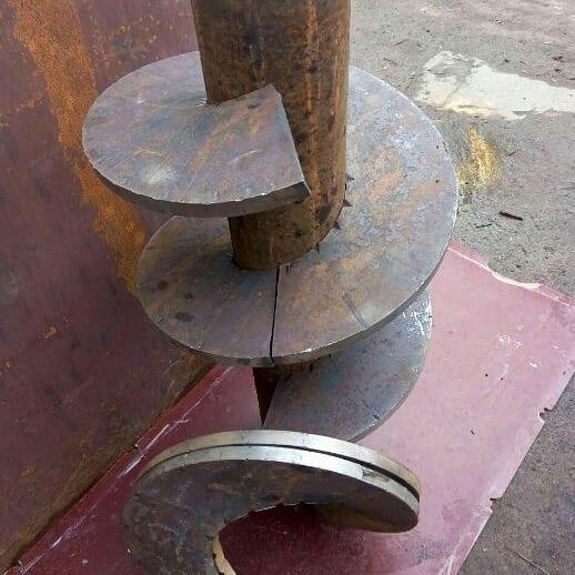 Витки шнека, сегменты шнека, шнеки.