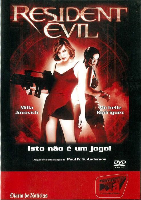 Lote de seis filmes em DVD