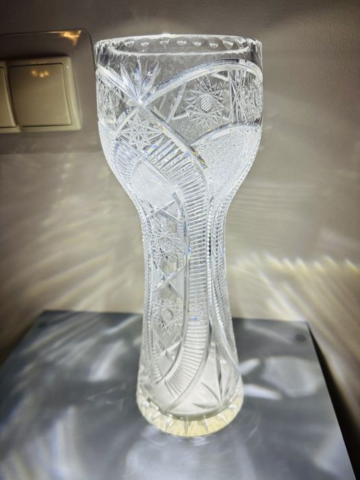 Wazon kryształowy kryształ PRL