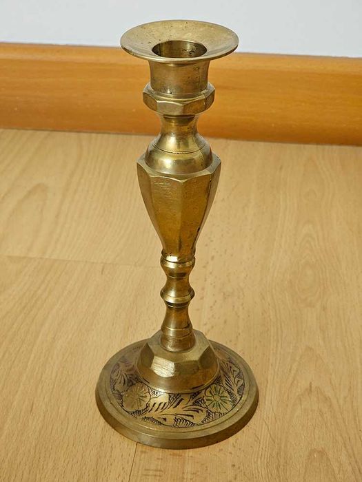 2 castiçais antigos