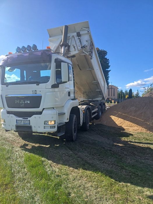 Usługi koparkami • Transport • Piasek, ziemia, kruszywo