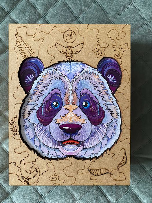 Drewniane puzzle Panda