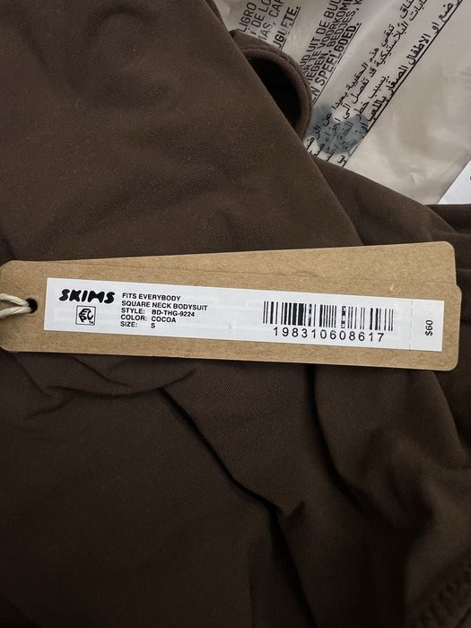 Боді Skims XS S SQUARE NECK BODYSUIT оригінал скімс