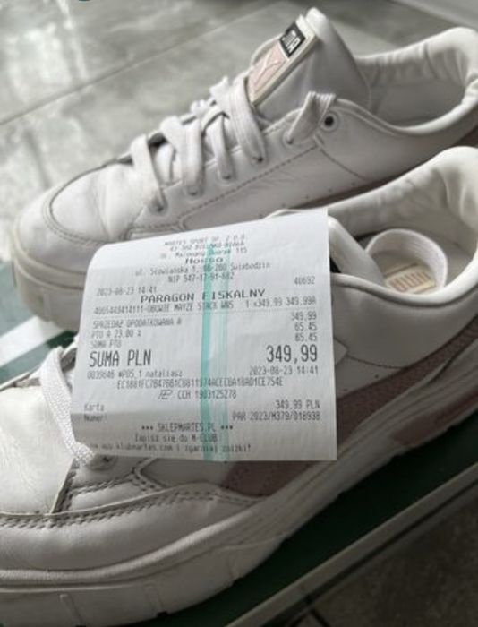 Buty, sneakersy na platformie - Puma mayze, rozm. 38,5