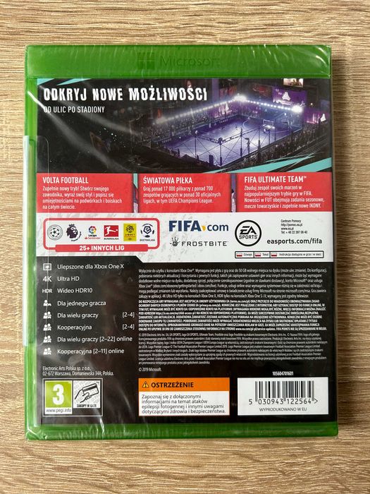 FIFA 20 - Xbox One - EA Sports - PL - NOWA, FOLIA