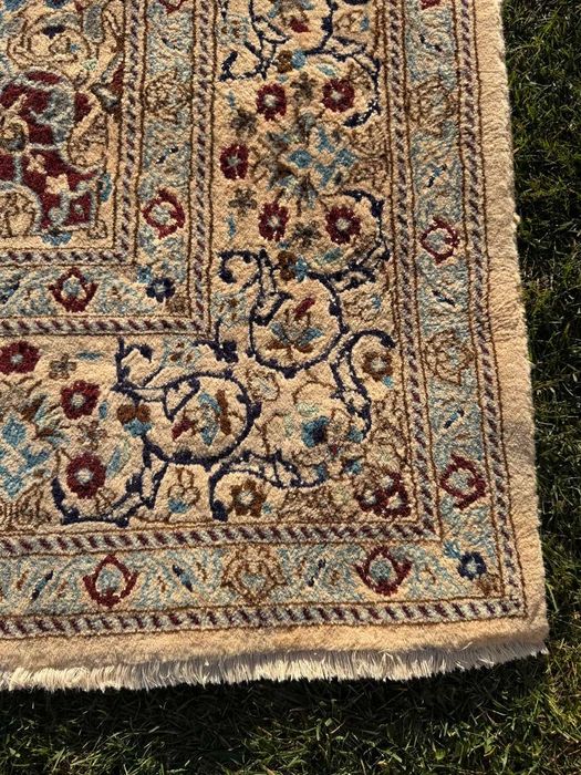 Dywan Perski Tkany kaszmirowy + jedwab Iran Nain 350x250 gal.18 tyś