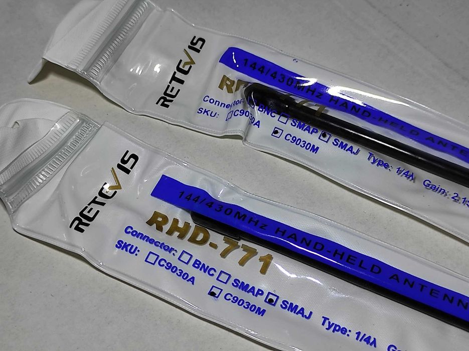 ••• Антенна Retevis RHD-771 | 36.5 см | SMa-Male, Для Рации Yaesu, TYT