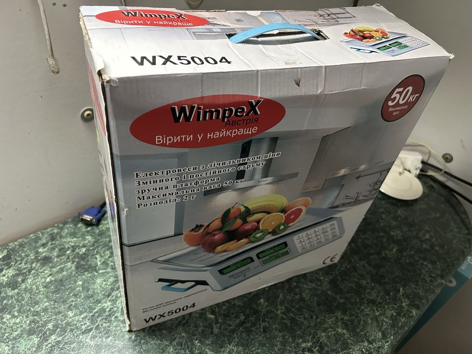 Вага з чекодруком CAS, Дніпровес, Wimped, напольна