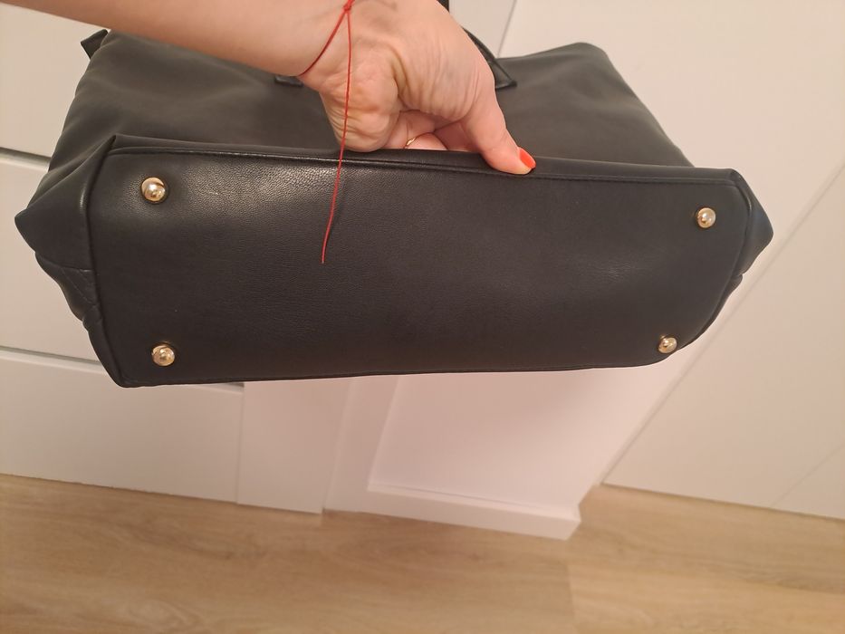 Primark duża czarna torba pojemna