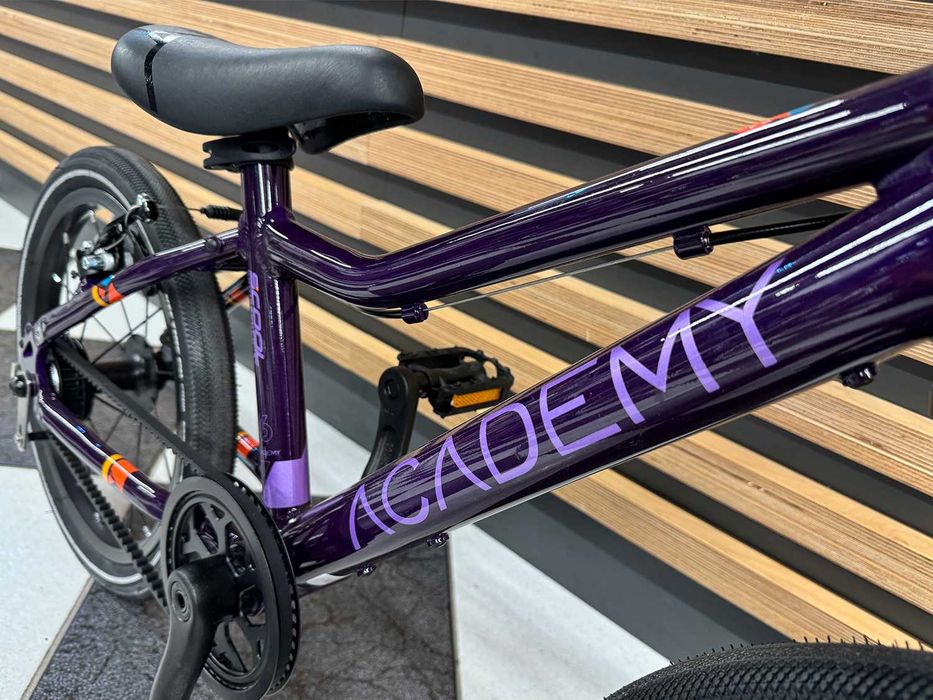 Rower dziecięcy ACADEMY 3 Purple 16" KRAKÓW w ofercie kubikes puky