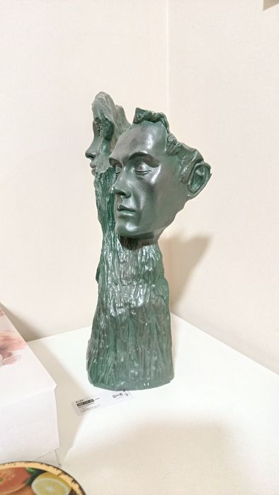 Escultura casal gesso