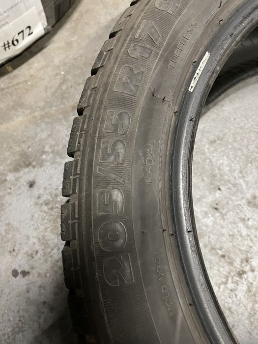 2x205/55/27 opony zimowe riken 2017r