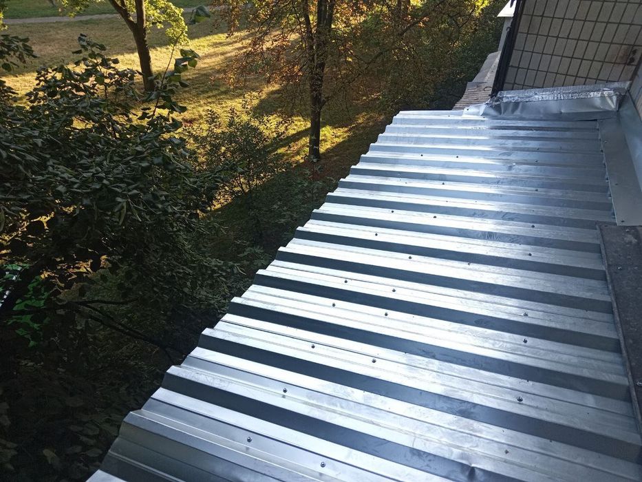 Ремонт крыши (даху) балкона. Кровельные (высотные) работы