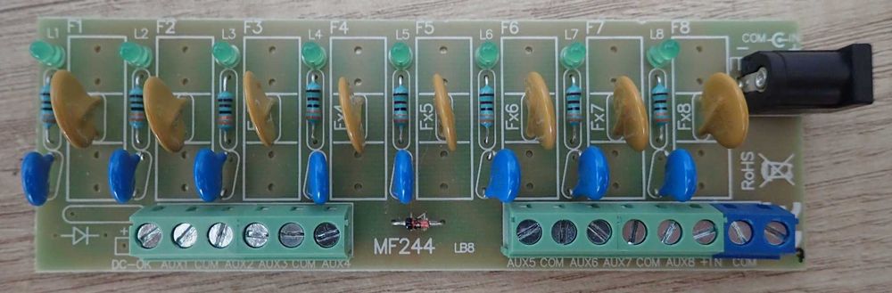 Zasilacz  Impulsowy Pulsar PSD 12V/5A + Dystrybutor Zasilania AWZ578