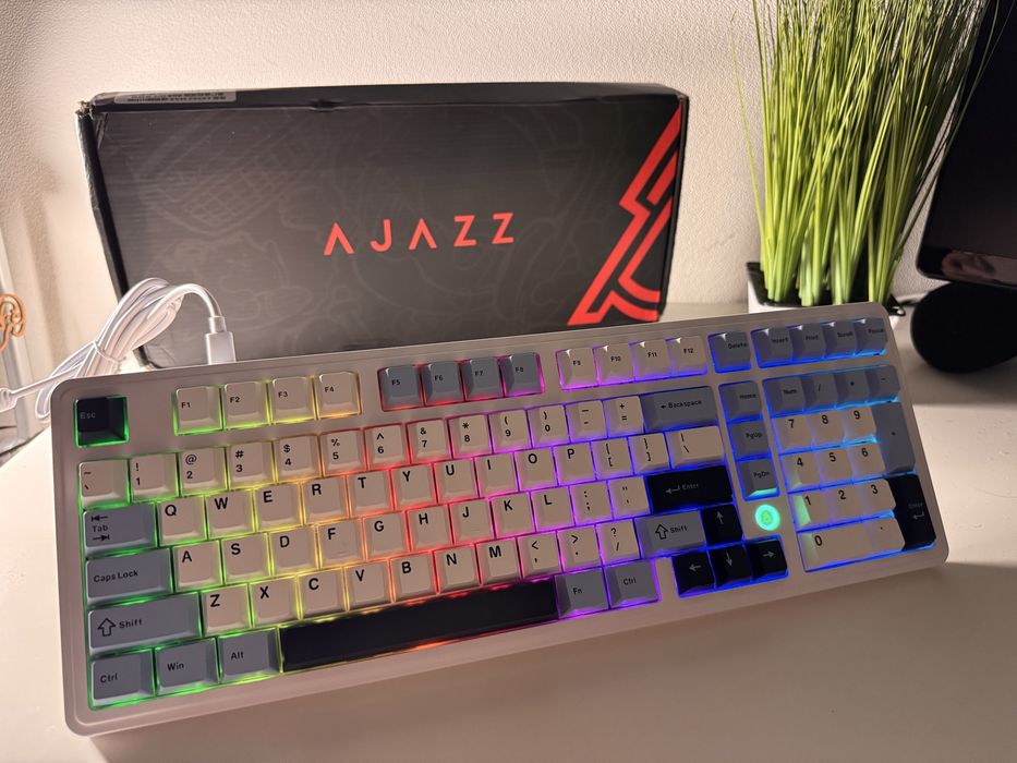 Клавіатура AJAZZ AK980 - колір Glacial Blue