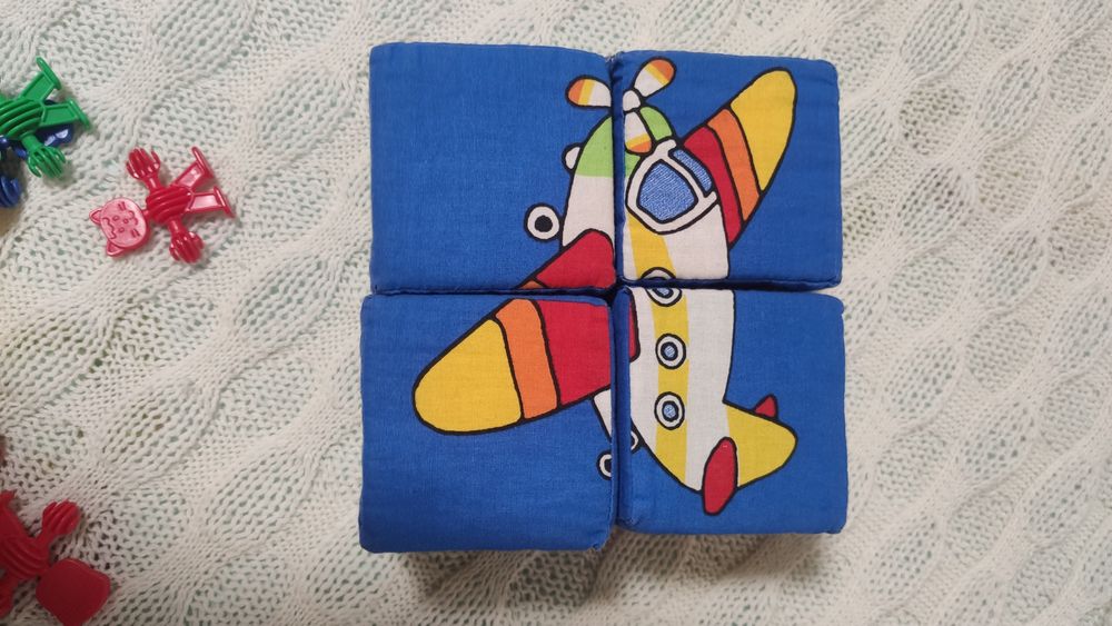 Кубики мягкие игрушки