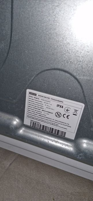 Пральна машина Samsung WW60J32G0PW  на 6кг.