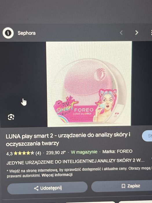LUNA Foreo play smart 2 nowe