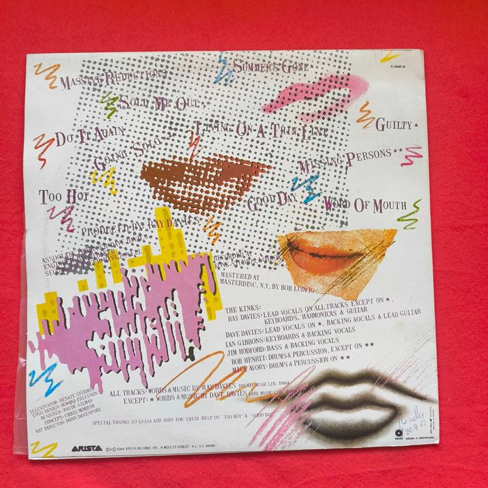 The Kinks Word Of Mouth Vinil