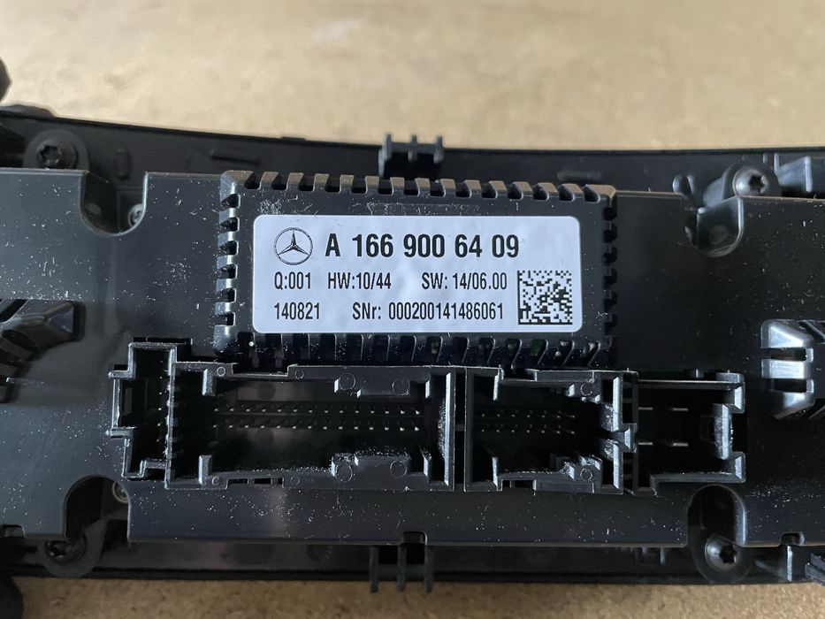 Panel klimatyzacji ML W166 GLE 166