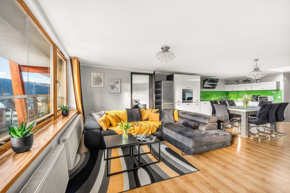 Apartament z widokiem na góry