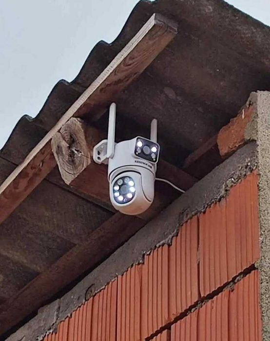 Câmera 2 Lentes - 2.4G/5G - Wi-Fi - Interior e Exterior