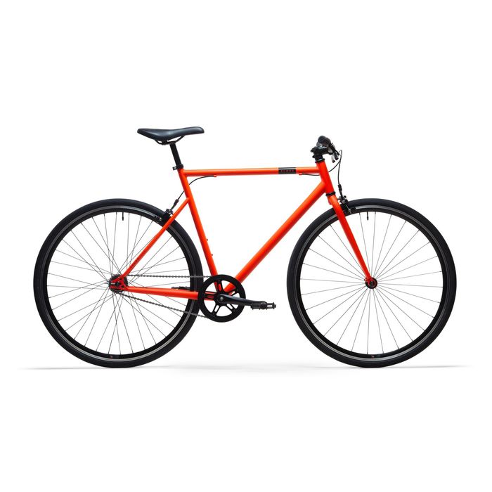 BICICLETA DE CIDADE SINGLE SPEED 500 LARANJA