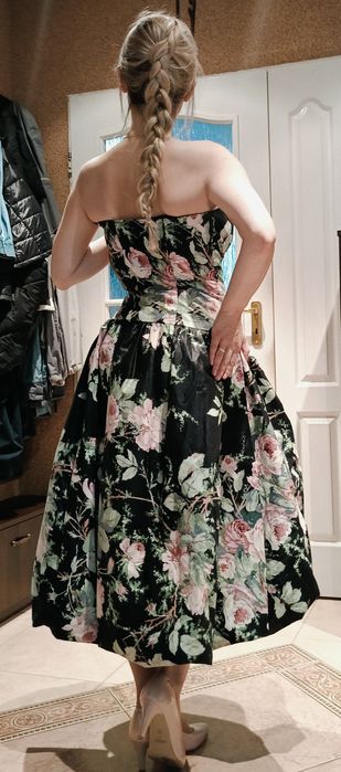 Sukienka S.G.Gilbert, kwiaty rozmiar XS 34