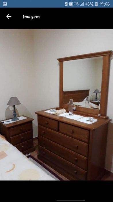 Quarto casal cor cerejeira