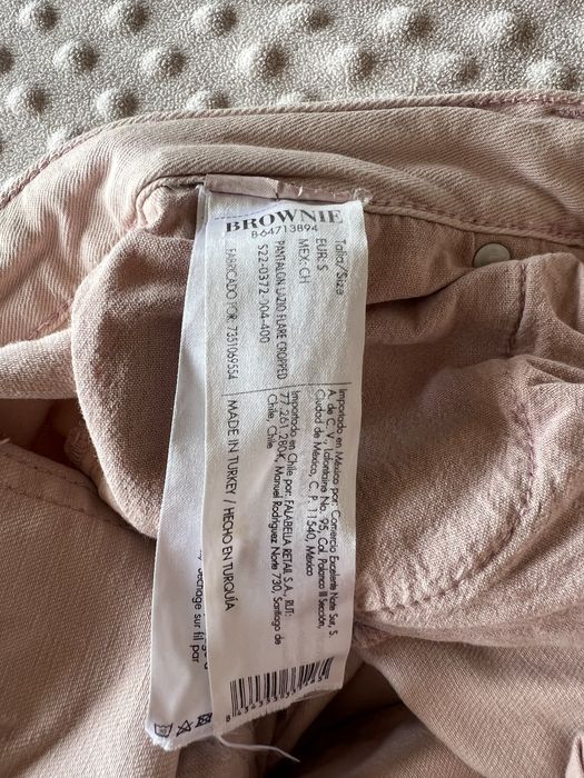 Calças Brownie rosa